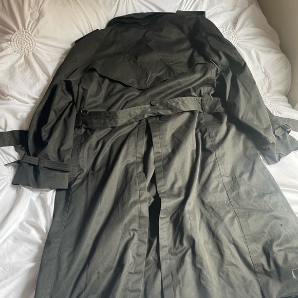 Imported fabric trench coat - Picture 2 of 4